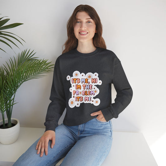 Lyrical Unisex Sweatshirt, Problematic Music Quote Jumper, Gift for Music Lover, Cosy Graphic Crewneck Pullover, Lyrics Sweater