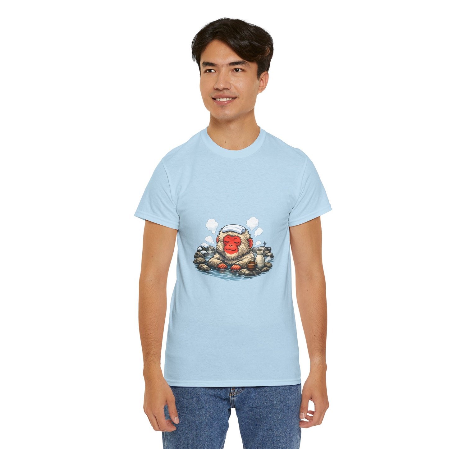 Onsen Monkey Japan T-Shirt — Japanese Hot Spring Snow Monkey Tee