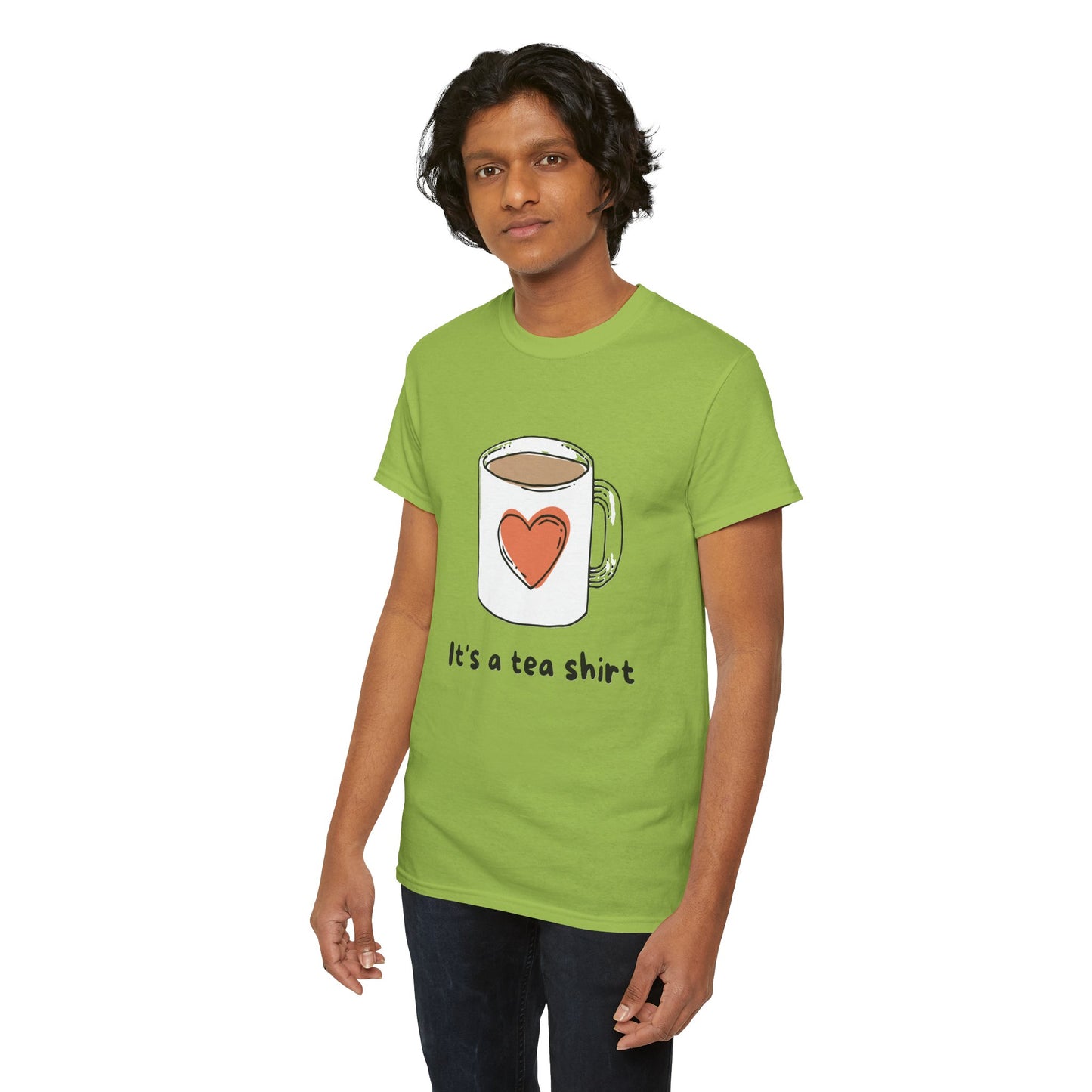 Tea Lover Unisex Heavy Cotton Tee, Tea Shirt for Men Women, Tea Drinker Gift, Tea Obsessed Tee, Tea Party Tshirt, Teatime Top