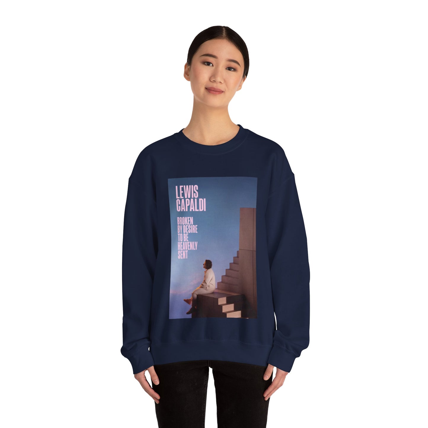 Lewis Capaldi Inspired Crewneck Sweatshirt, Cozy Unisex Pullover for Music Lovers, Perfect Gift for Concert Fans, Casual Wear