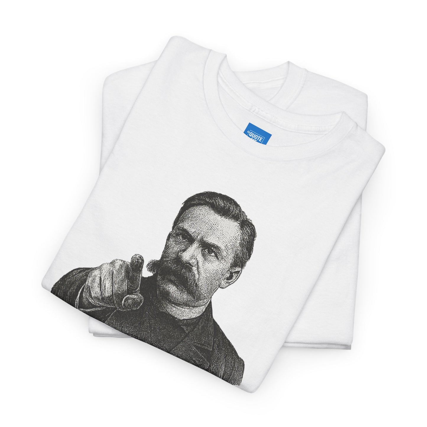 Philosophical Nietzsche Tee, Men Women Unisex Shirt, Existential Quote Graphic Top, Gift for Philosophy Lovers, Classic Cotton Tee,