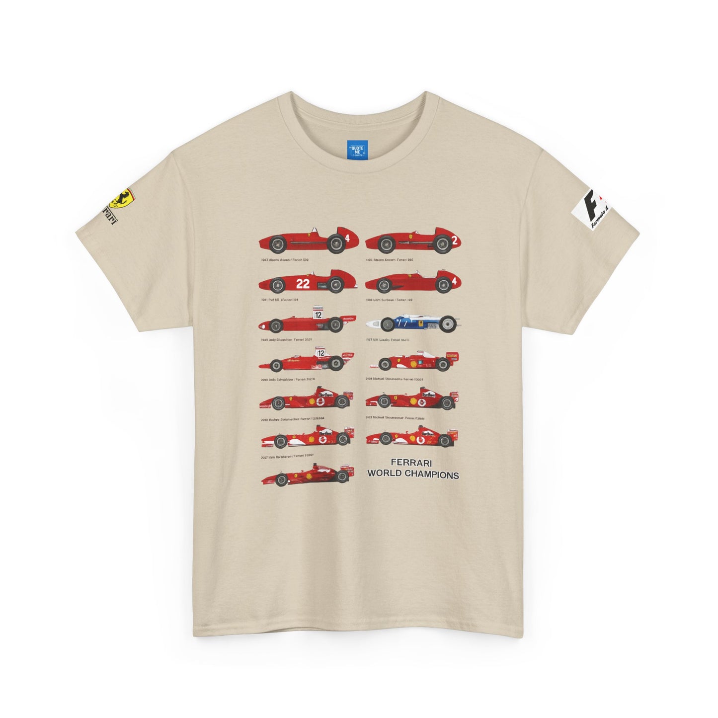 Unofficial F1 Racing Tee, Ferrari Inspired Shirt, Motorsport Graphic Top, Race Car Apparel, Automotive Clothing
