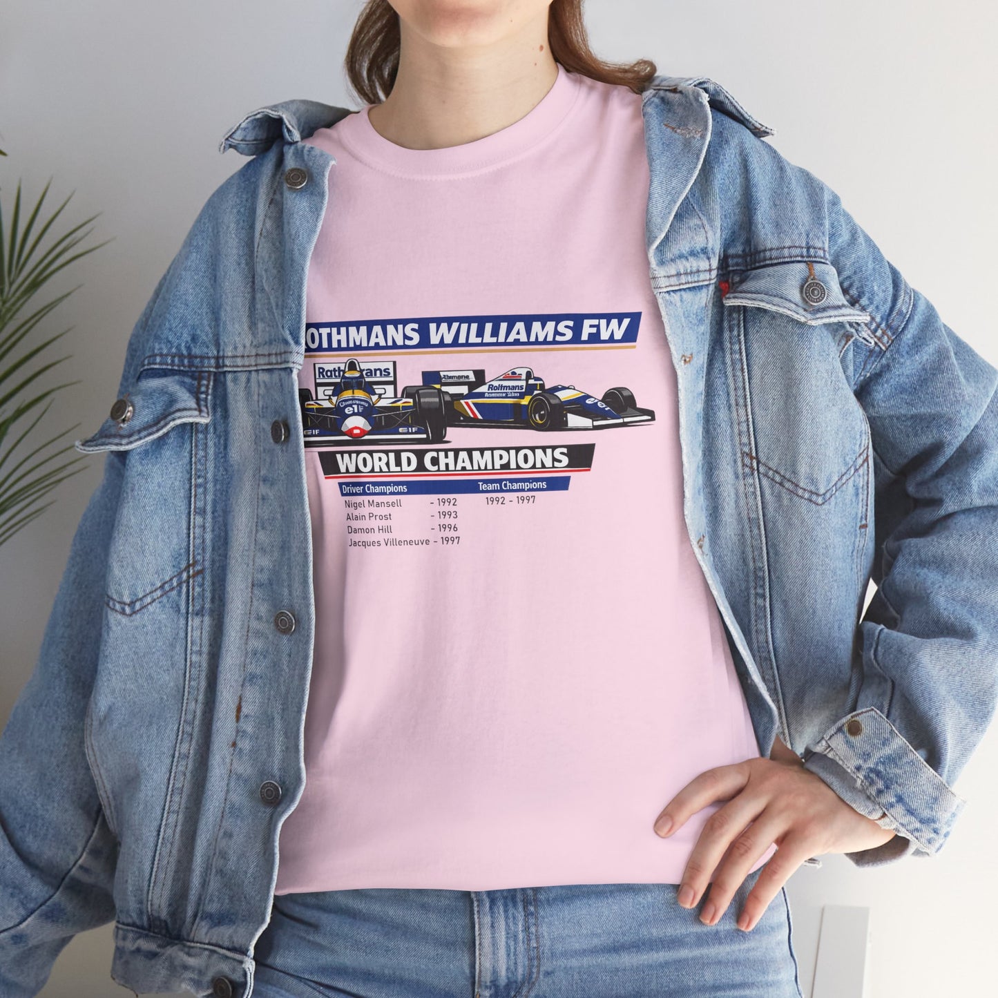 90s Williams Formula One Racing Tee — Retro Motorsport T-Shirt
