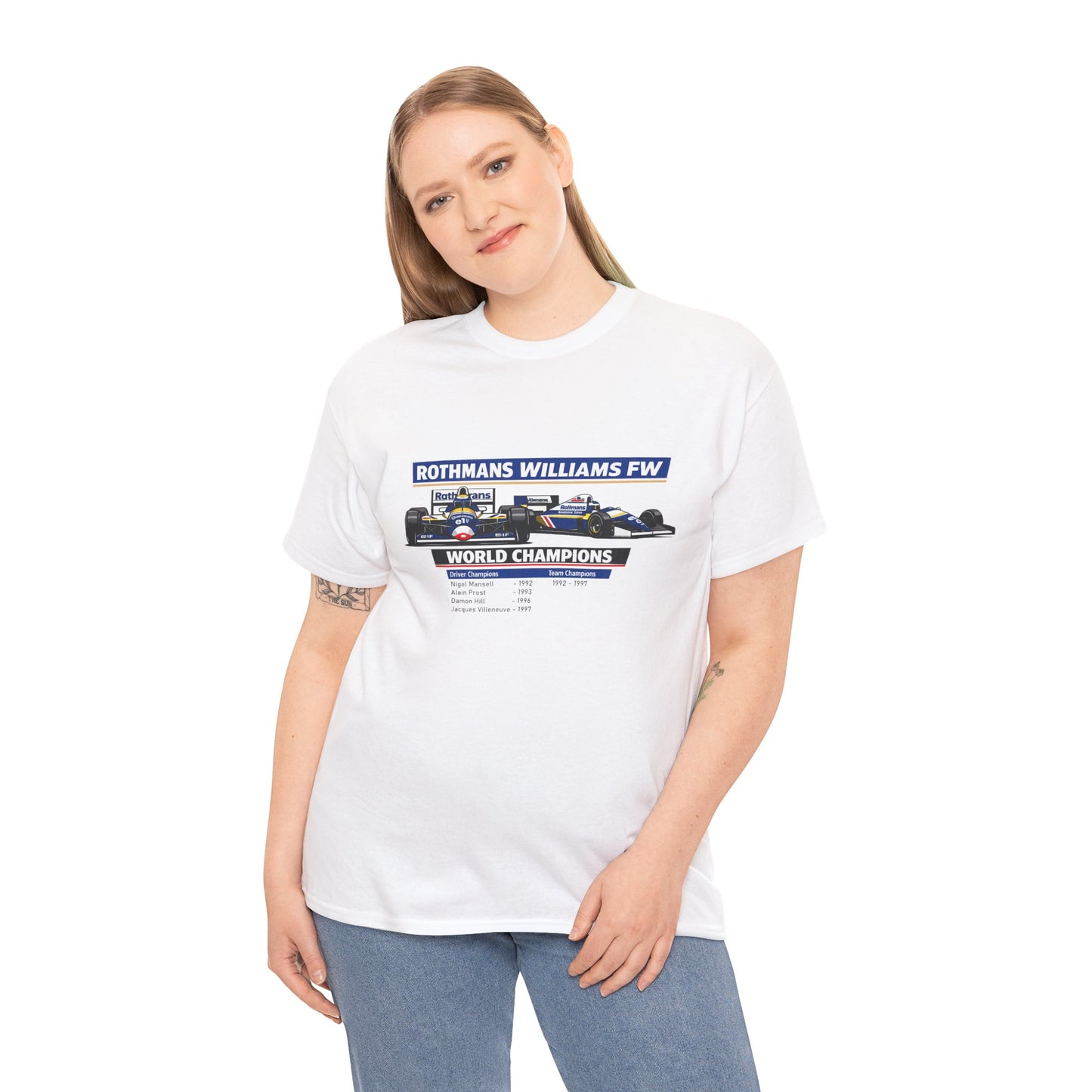 90s Williams Formula One Racing Tee — Retro Motorsport T-Shirt