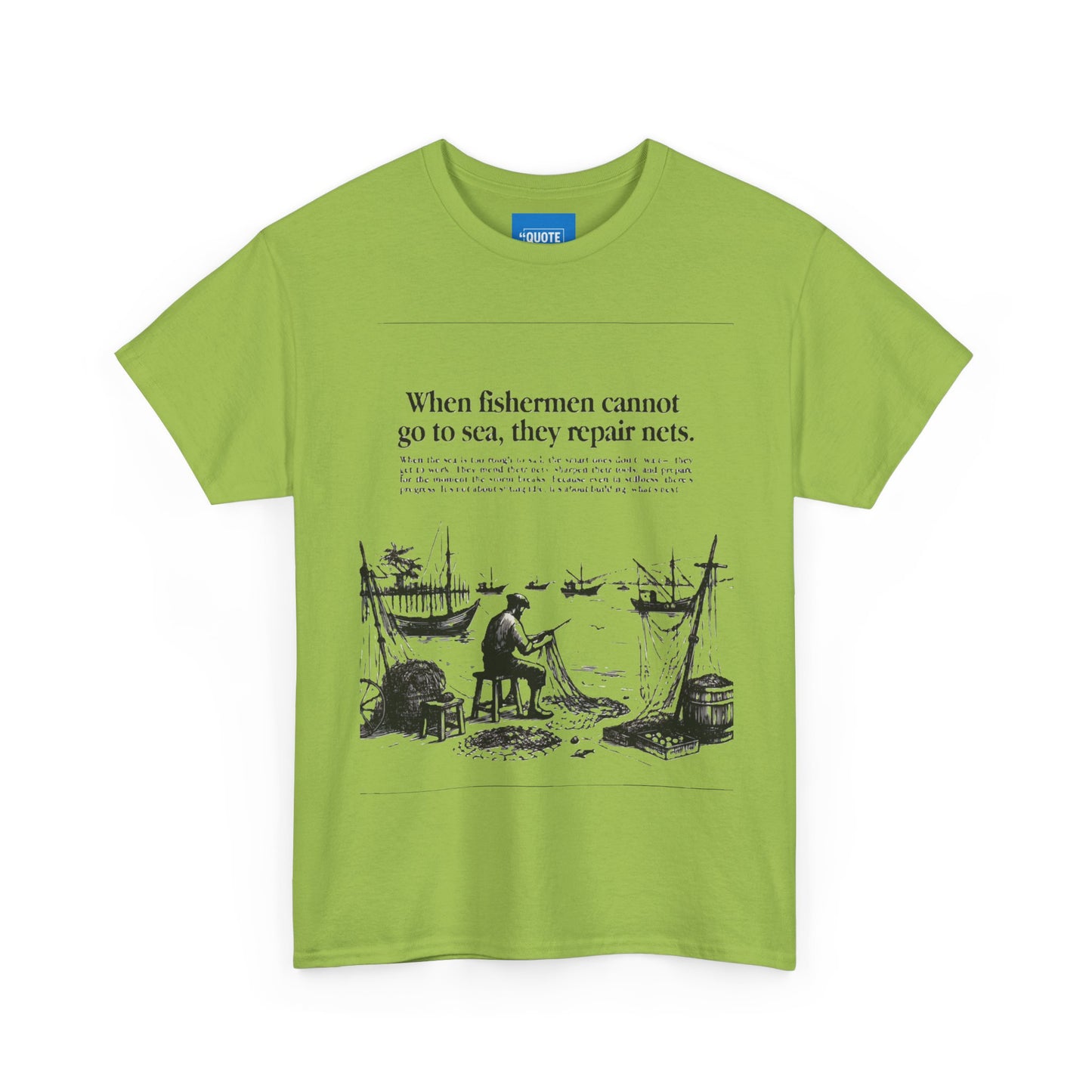 Fisherman Life Lessons Tee, Nautical Graphic Shirt, Boat Captain Gift, Sea Lover Top, Fishing Hobby Apparel