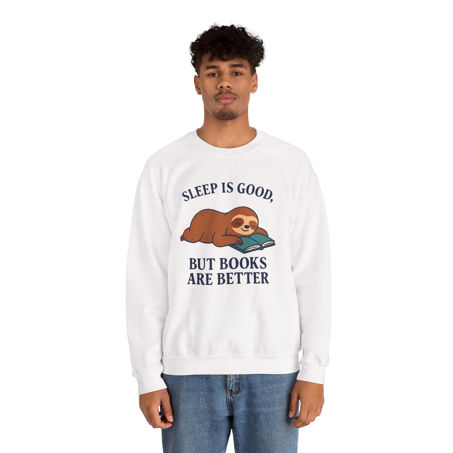 Cozy Book Lover Sweatshirt, Reading is Life, Bookworm Gift, Book Club Apparel, Literary Vibes Jumper