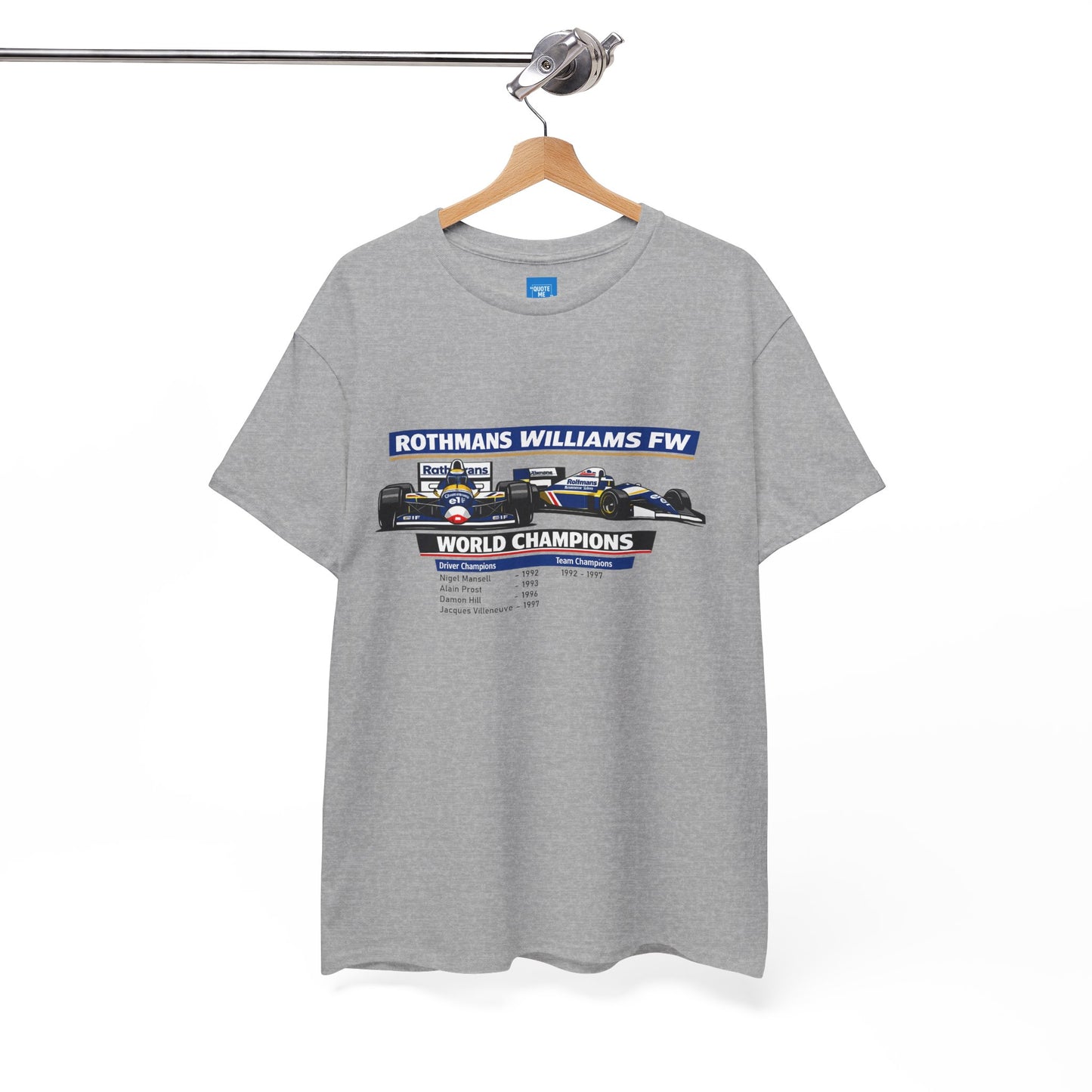90s Williams Formula One Racing Tee — Retro Motorsport T-Shirt