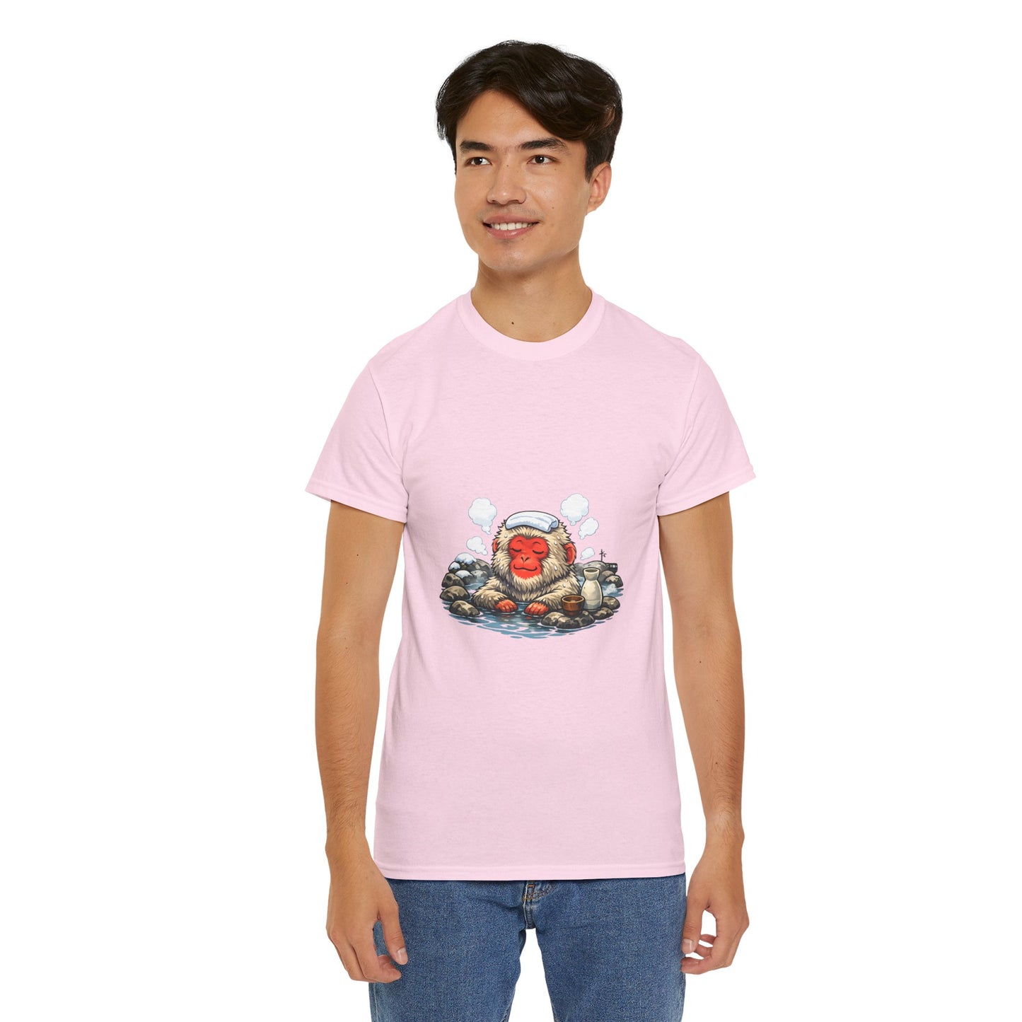 Onsen Monkey Japan T-Shirt — Japanese Hot Spring Snow Monkey Tee