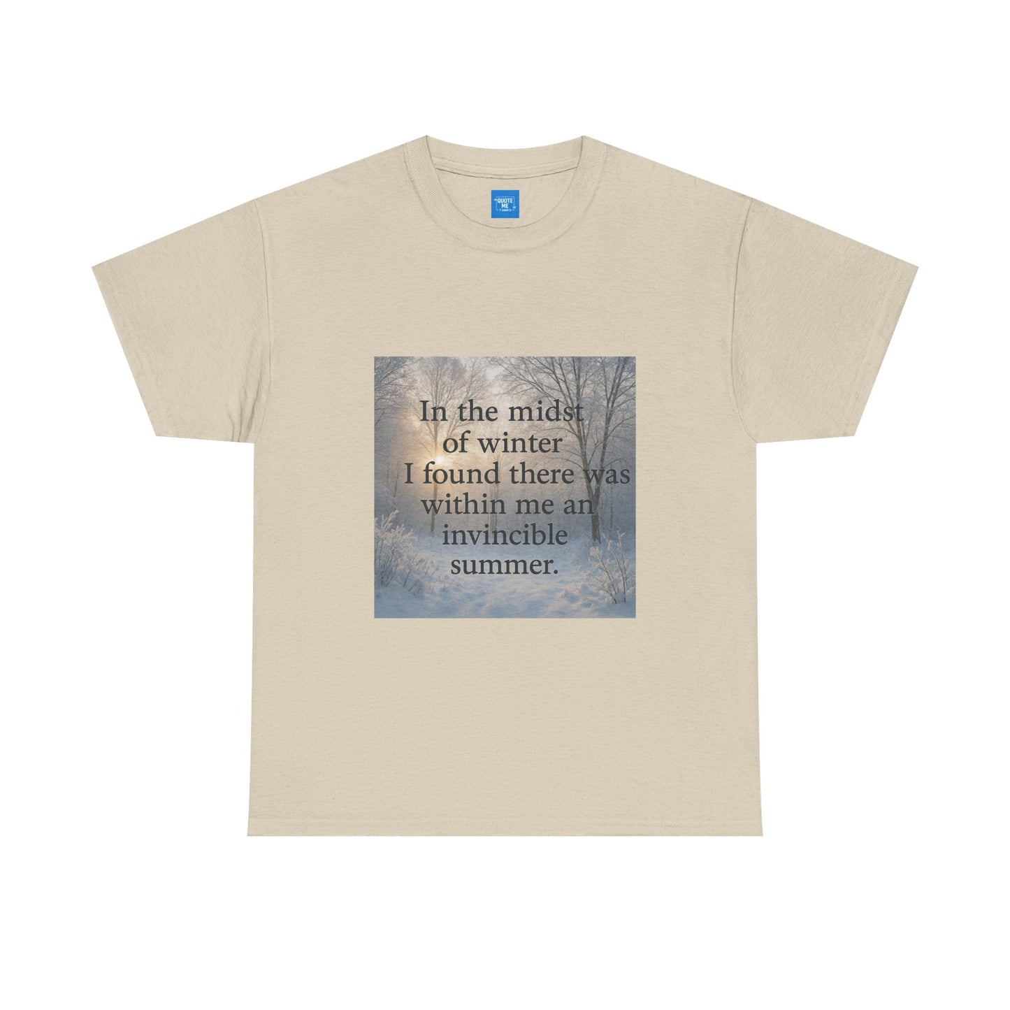 Inspirational Unisex Tee, Inner strength Graphic Shirt, Motivational Cotton T-Shirt, Gift for Nature Lovers, Holiday Gift Ideas, Outdoor