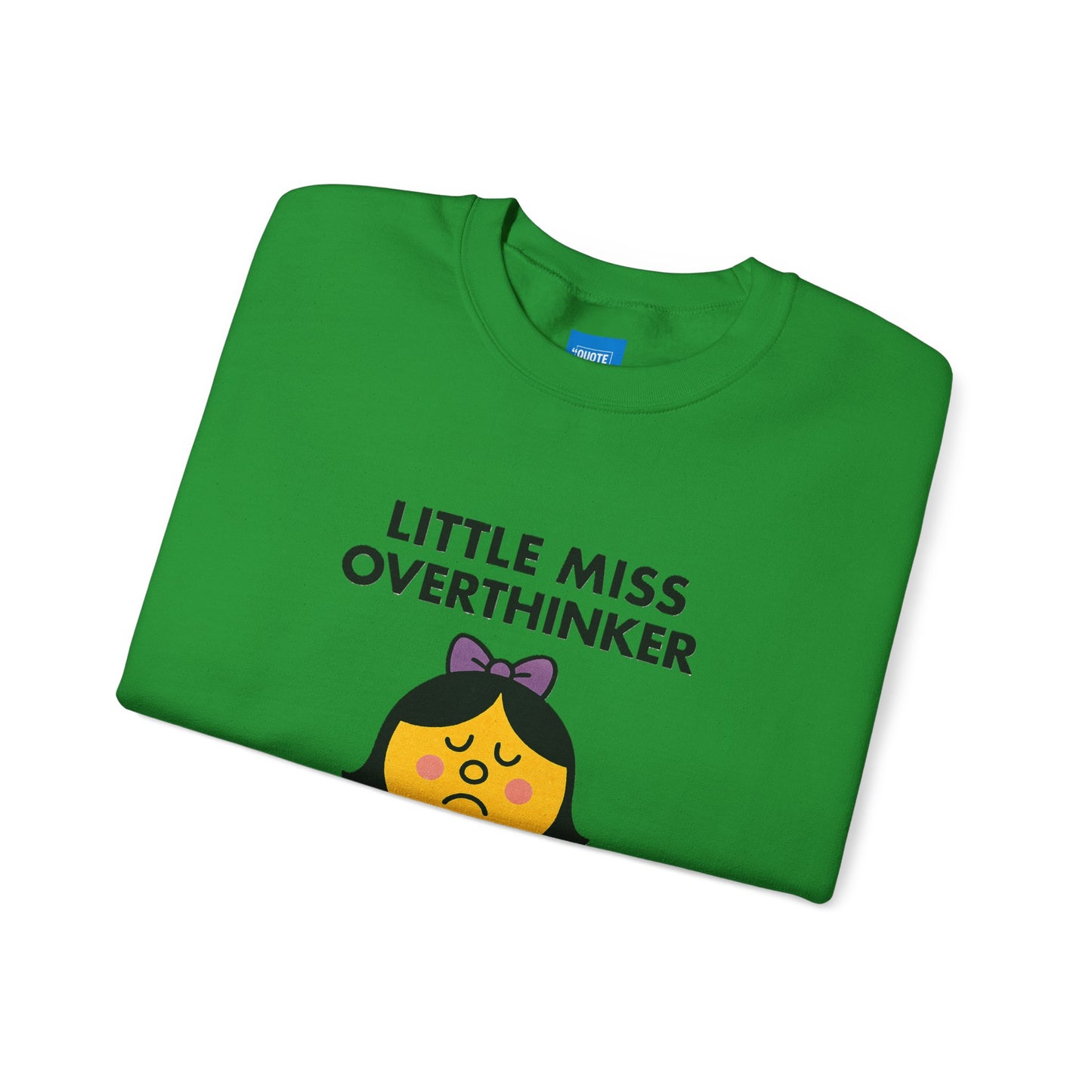 Little Miss Overthinker Sweatshirt, Funny Crewneck Jumper, Gift for Overthinkers, Cosy Pullover, Unisex Sweatshirt, Comfy Sweater