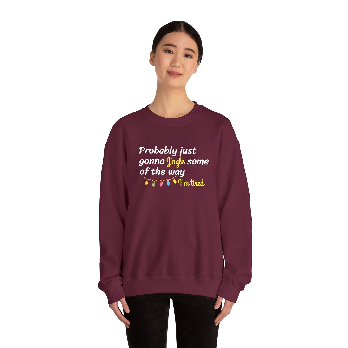 Funny Christmas Sweatshirt, Holiday Humor Jumper, Xmas Crewneck, Sarcastic Winter Pullover, Cozy Festive Top
