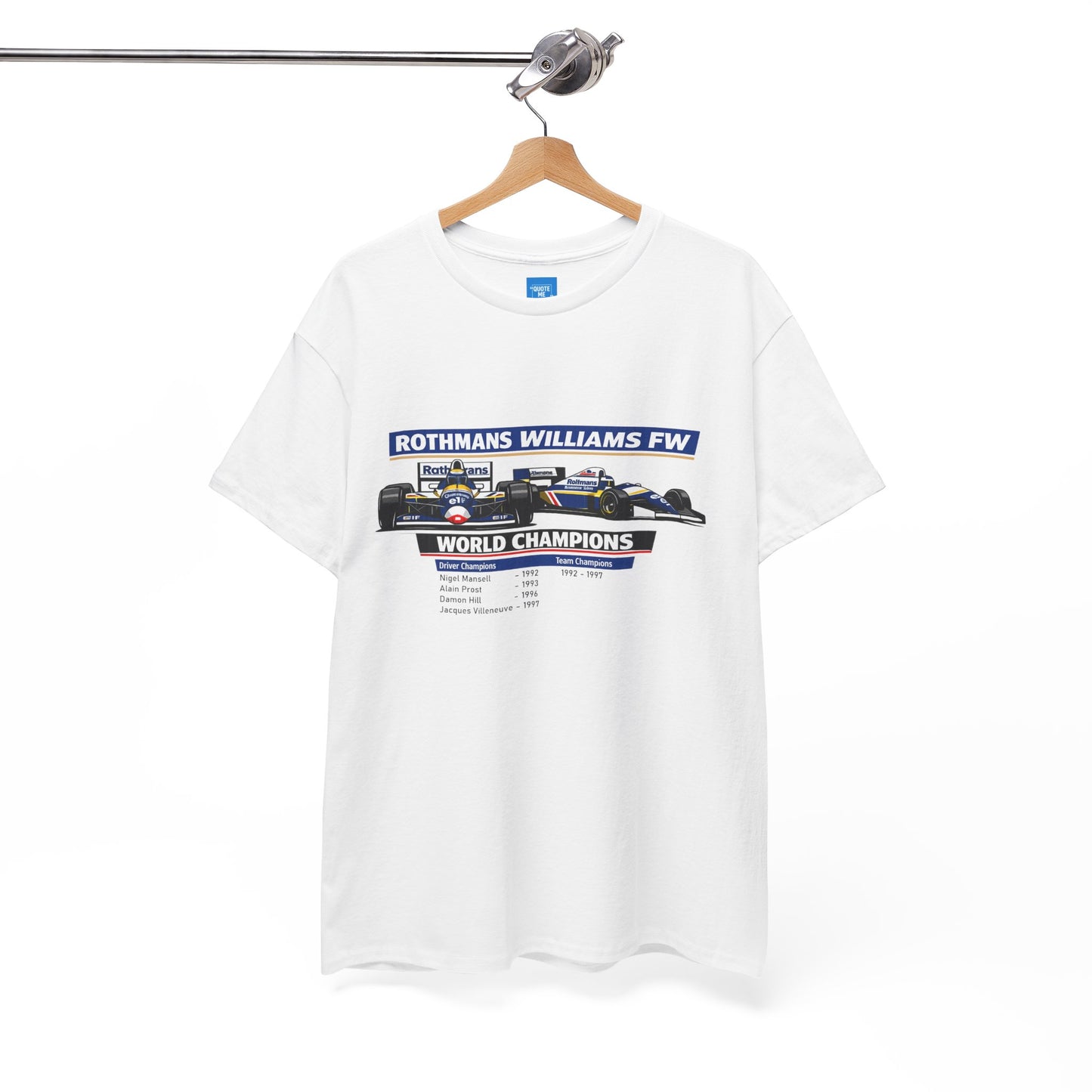 90s Williams Formula One Racing Tee — Retro Motorsport T-Shirt