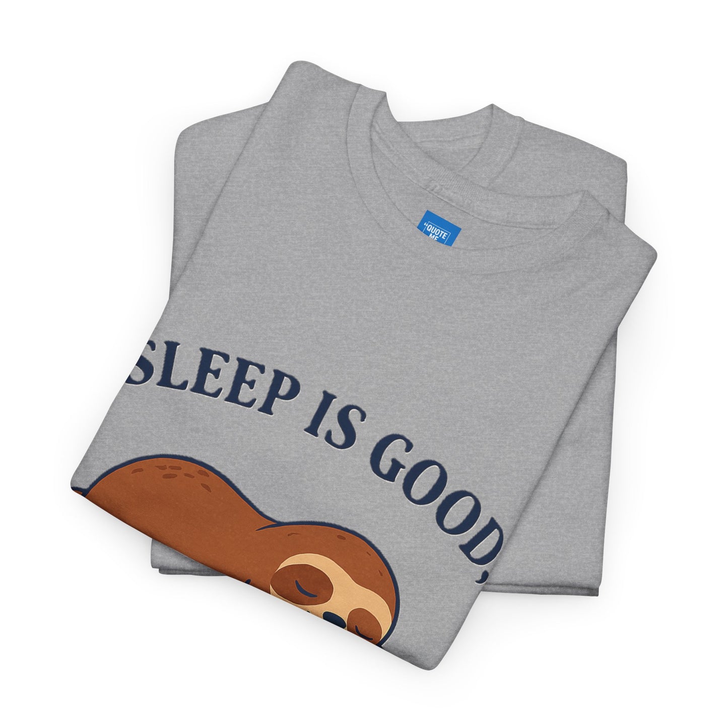 Sloth Book Lover Tee, Sleep is Good Shirt, Funny Bookworm Gift, Lazy Day T-Shirt, Relaxing Reading Top