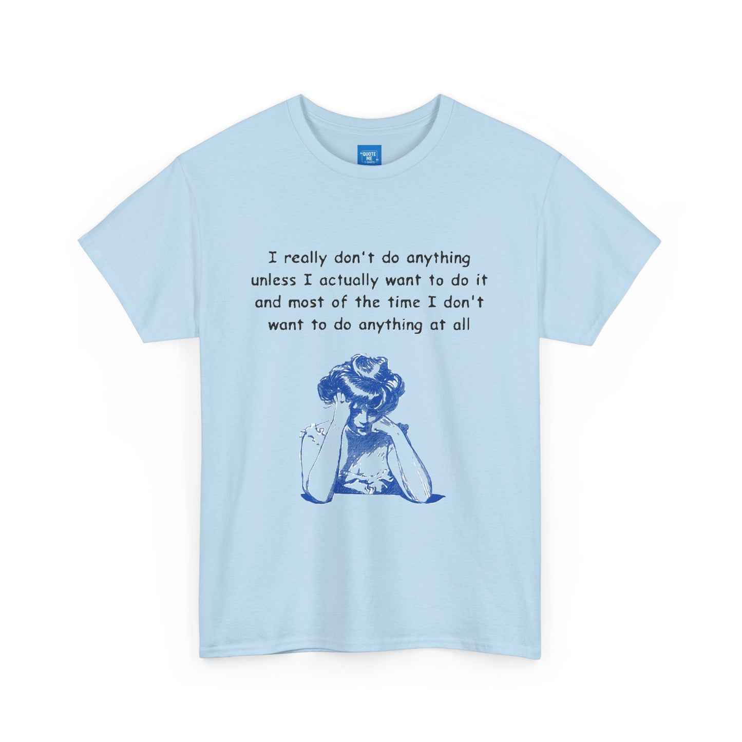 Lazy Day Unisex Heavy Cotton Tee, Comfy Tshirt, Chill Out Shirt, Relaxing Top, Lazy Sunday Apparel