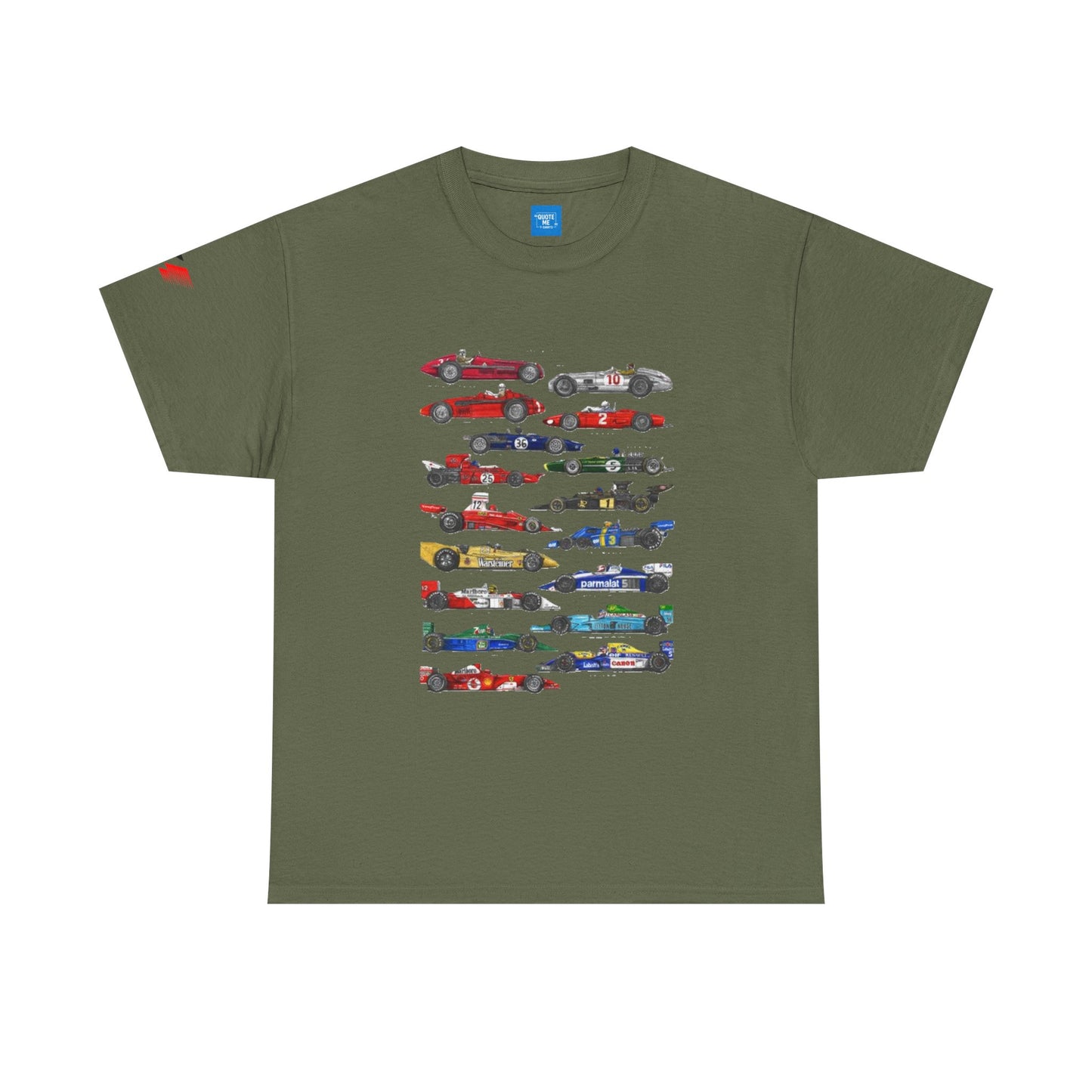 Unofficial 50 years of F1 Racing Tee, F1 Shirt, Motorsport Graphic Top, Race Car Apparel, Automotive Clothing