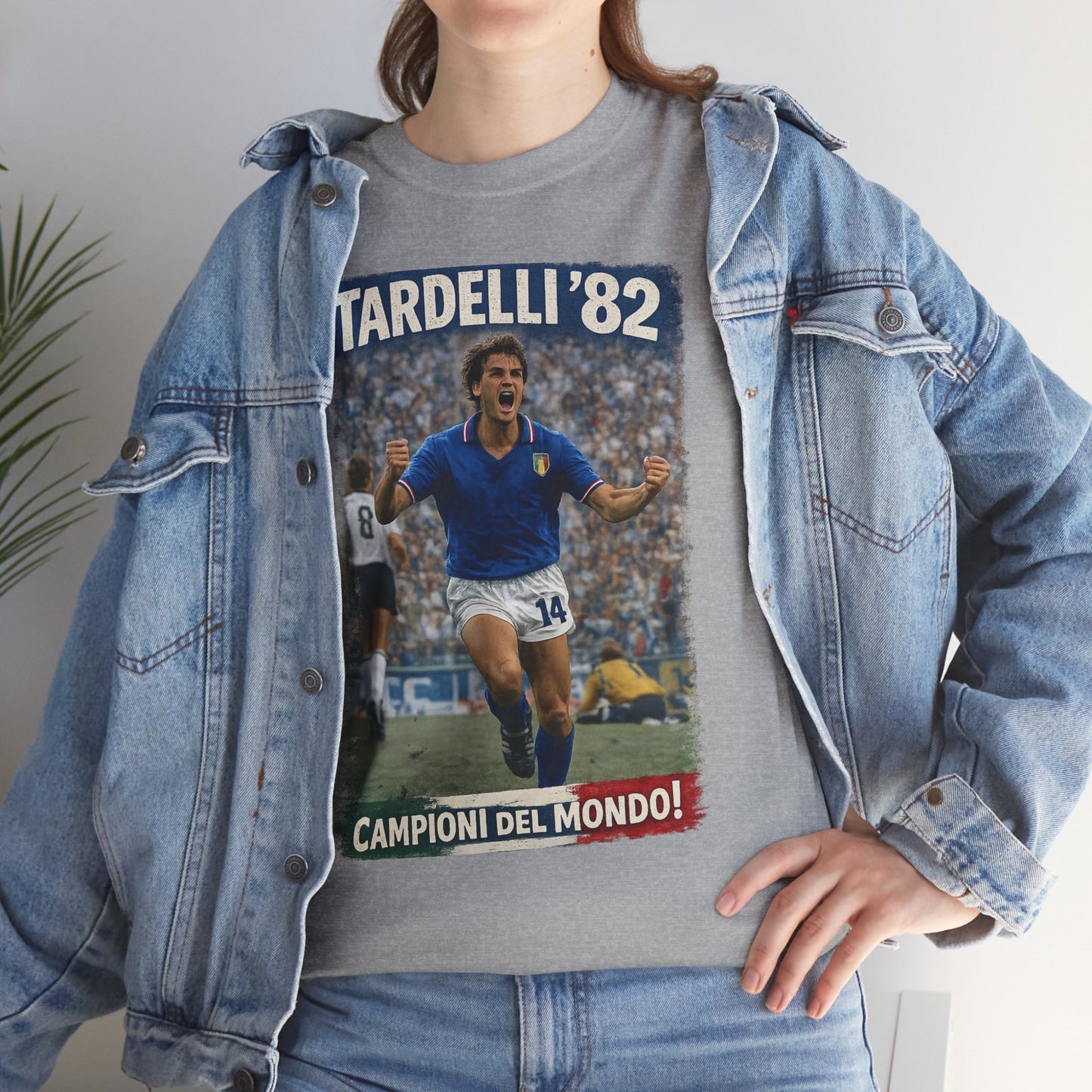 Spain 1982 World Cup Marco Tardelli Goal Celebration T-Shirt