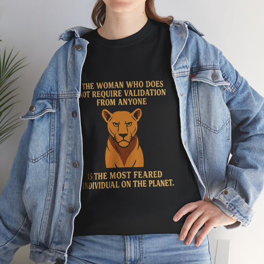 No Validation Required Empowering Unisex Tee, Inspirational Graphic Shirt, Motivational Graphic Tee, Empowerment T-Shirt, Gender Neutral Tee