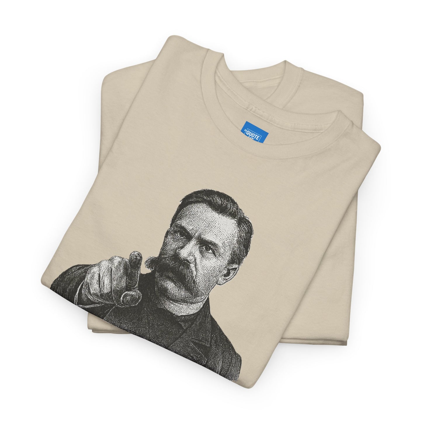 Philosophical Nietzsche Tee, Men Women Unisex Shirt, Existential Quote Graphic Top, Gift for Philosophy Lovers, Classic Cotton Tee,