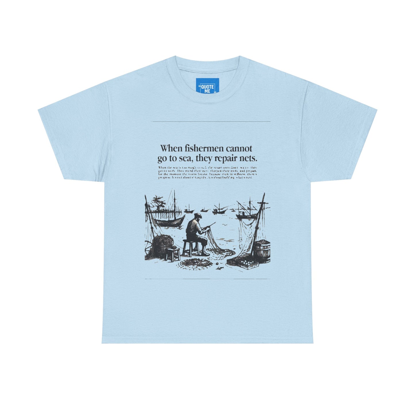 Fisherman Life Lessons Tee, Nautical Graphic Shirt, Boat Captain Gift, Sea Lover Top, Fishing Hobby Apparel
