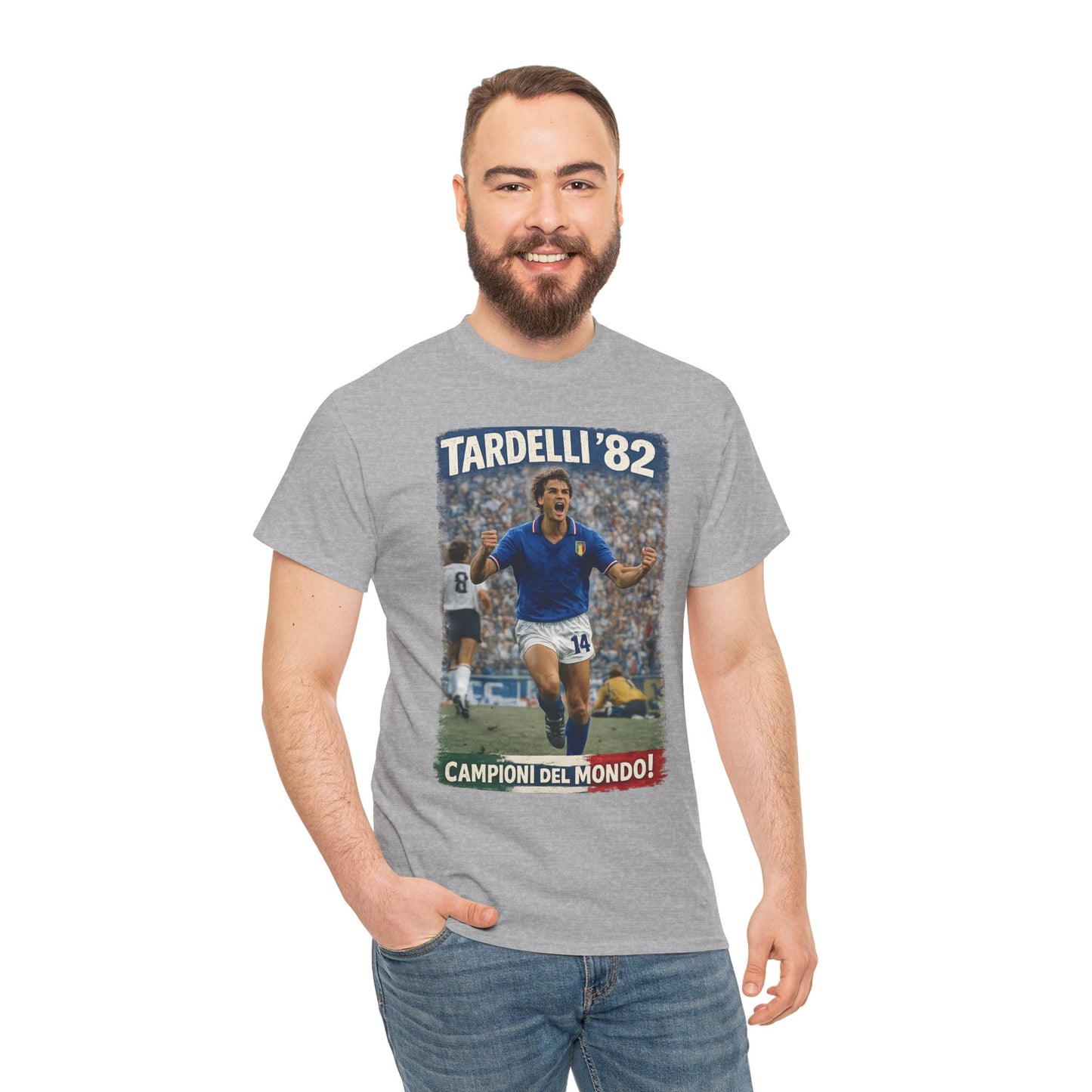 Spain 1982 World Cup Marco Tardelli Goal Celebration T-Shirt