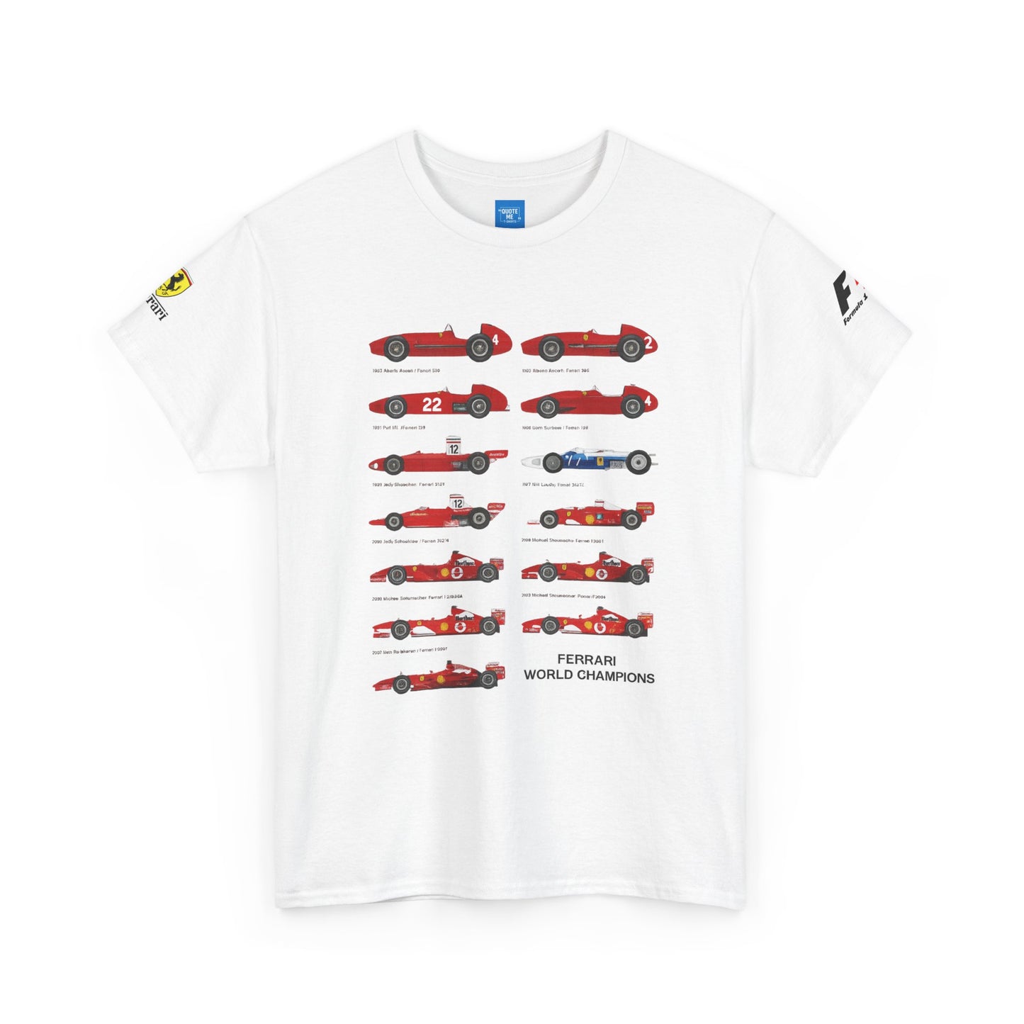 Unofficial F1 Racing Tee, Ferrari Inspired Shirt, Motorsport Graphic Top, Race Car Apparel, Automotive Clothing