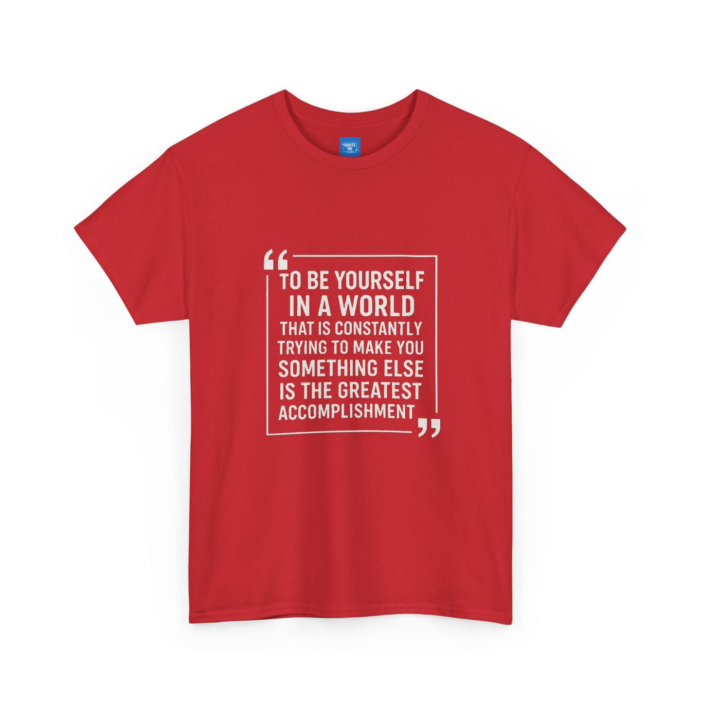 Be Yourself Unisex T-Shirt - Inspirational Quote Tee, Motivational Graphic Shirt, Self Expression Clothing, Positive Vibes Top,