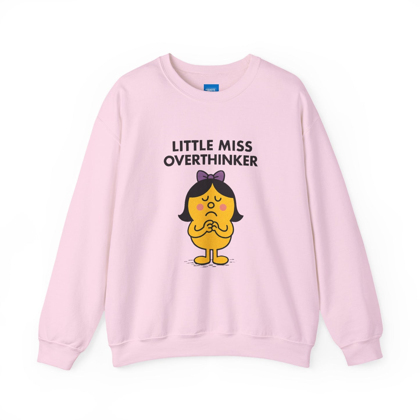 Little Miss Overthinker Sweatshirt, Funny Crewneck Jumper, Gift for Overthinkers, Cosy Pullover, Unisex Sweatshirt, Comfy Sweater