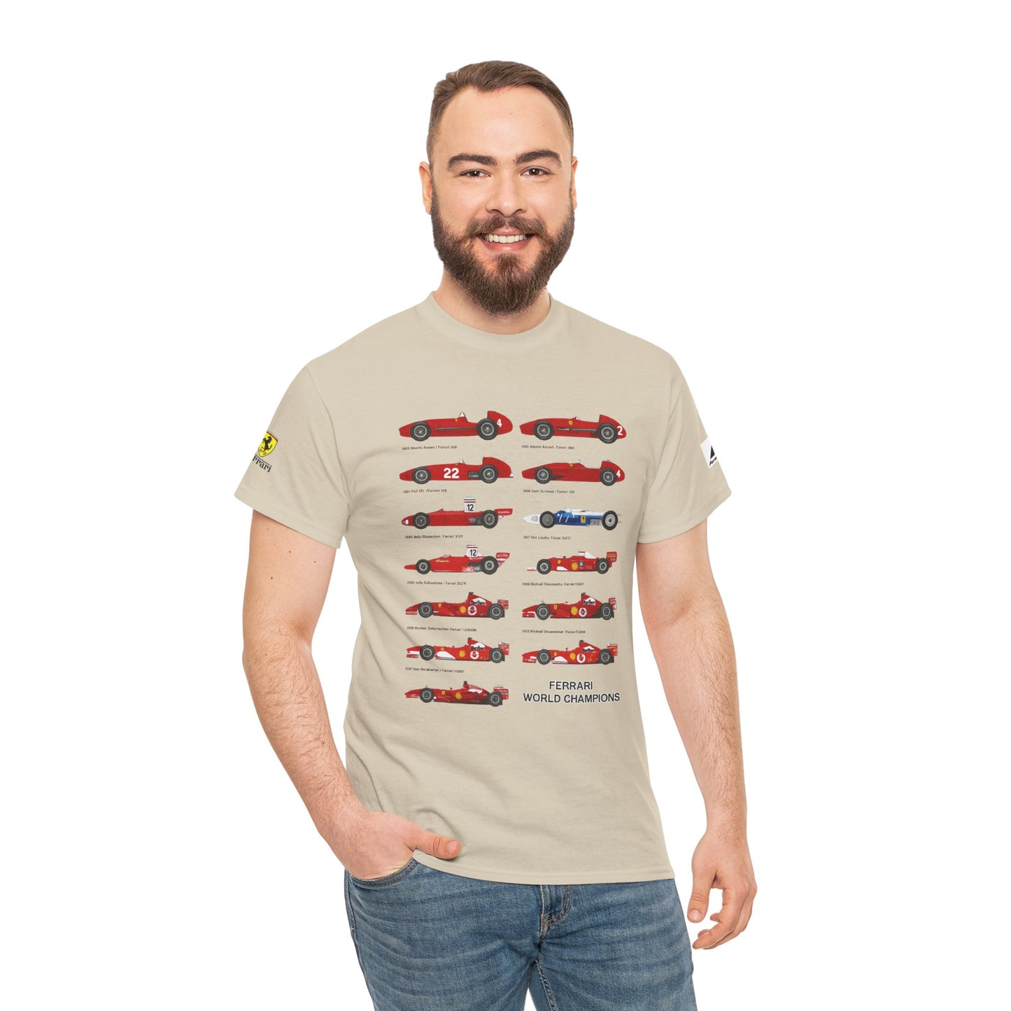 Unofficial F1 Racing Tee, Ferrari Inspired Shirt, Motorsport Graphic Top, Race Car Apparel, Automotive Clothing