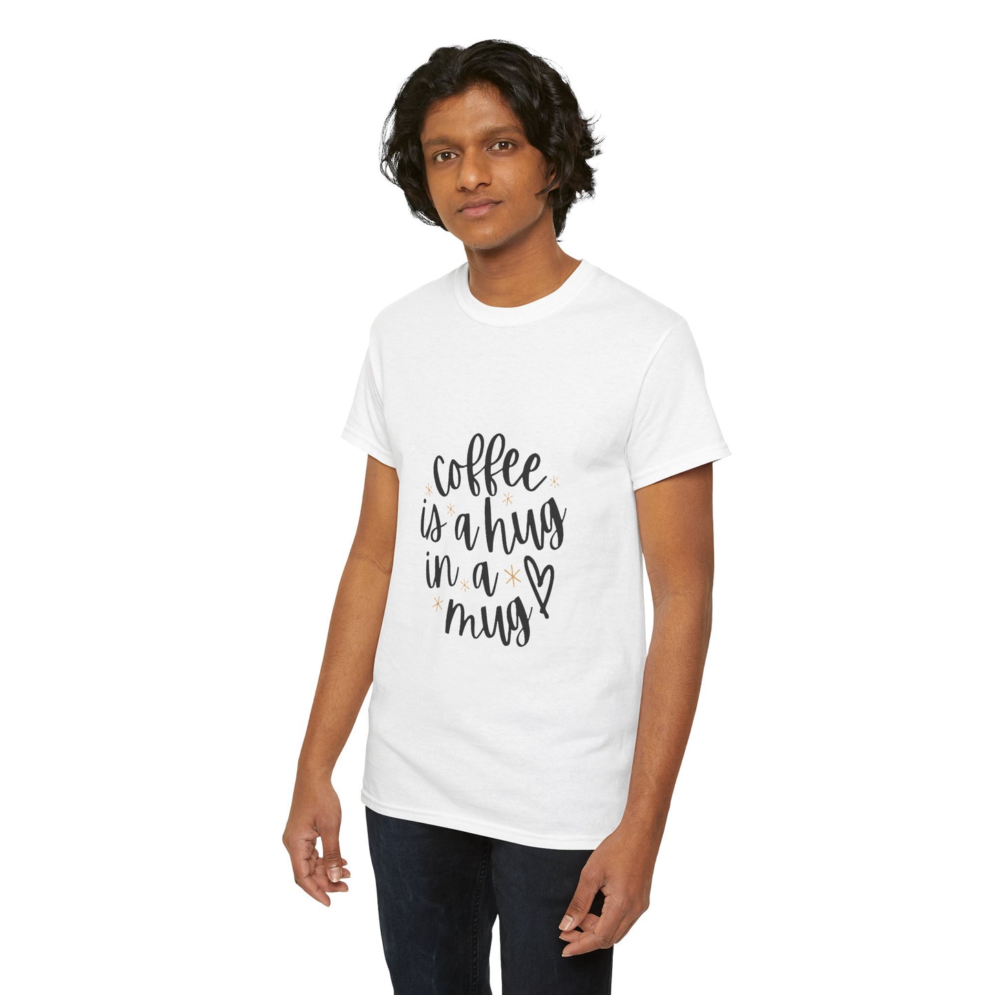 Coffee Lover T-shirt, Unisex Coffee Tee, Heavy Cotton Shirt, Gift for Coffee Enthusiast, Coffee Addict Top