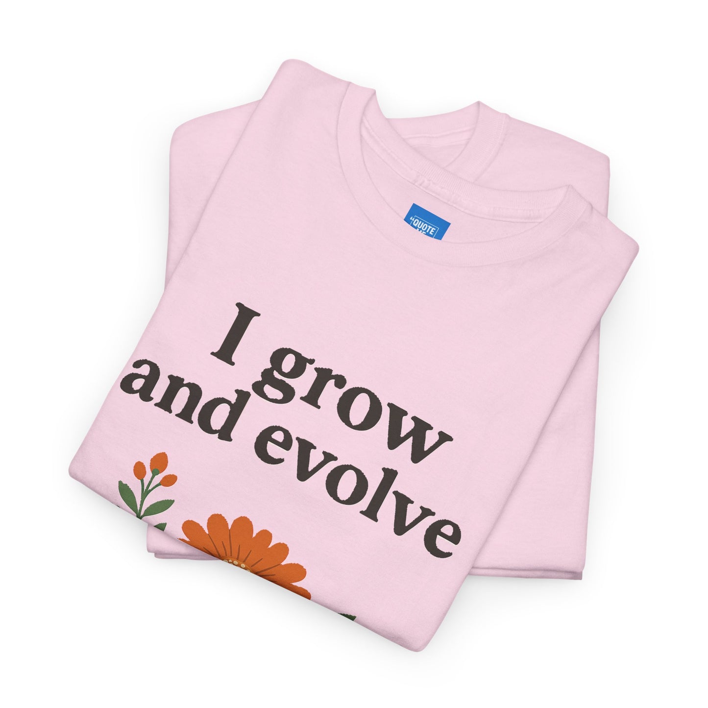 Evolution Unisex Tee, Growth Shirt, Inspirational Tshirt, Personal Development Top, Gift for Self Improvement, Evolving Cotton Shirt