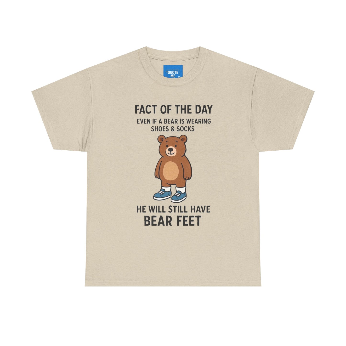 Funny Bear T-shirt, Cute Animal Graphic Tee, Humorous Bear Shirt, Comical Bear Top, Joke Bear Unisex T-shirt