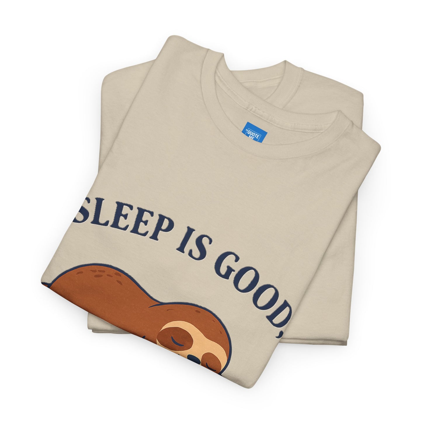 Sloth Book Lover Tee, Sleep is Good Shirt, Funny Bookworm Gift, Lazy Day T-Shirt, Relaxing Reading Top