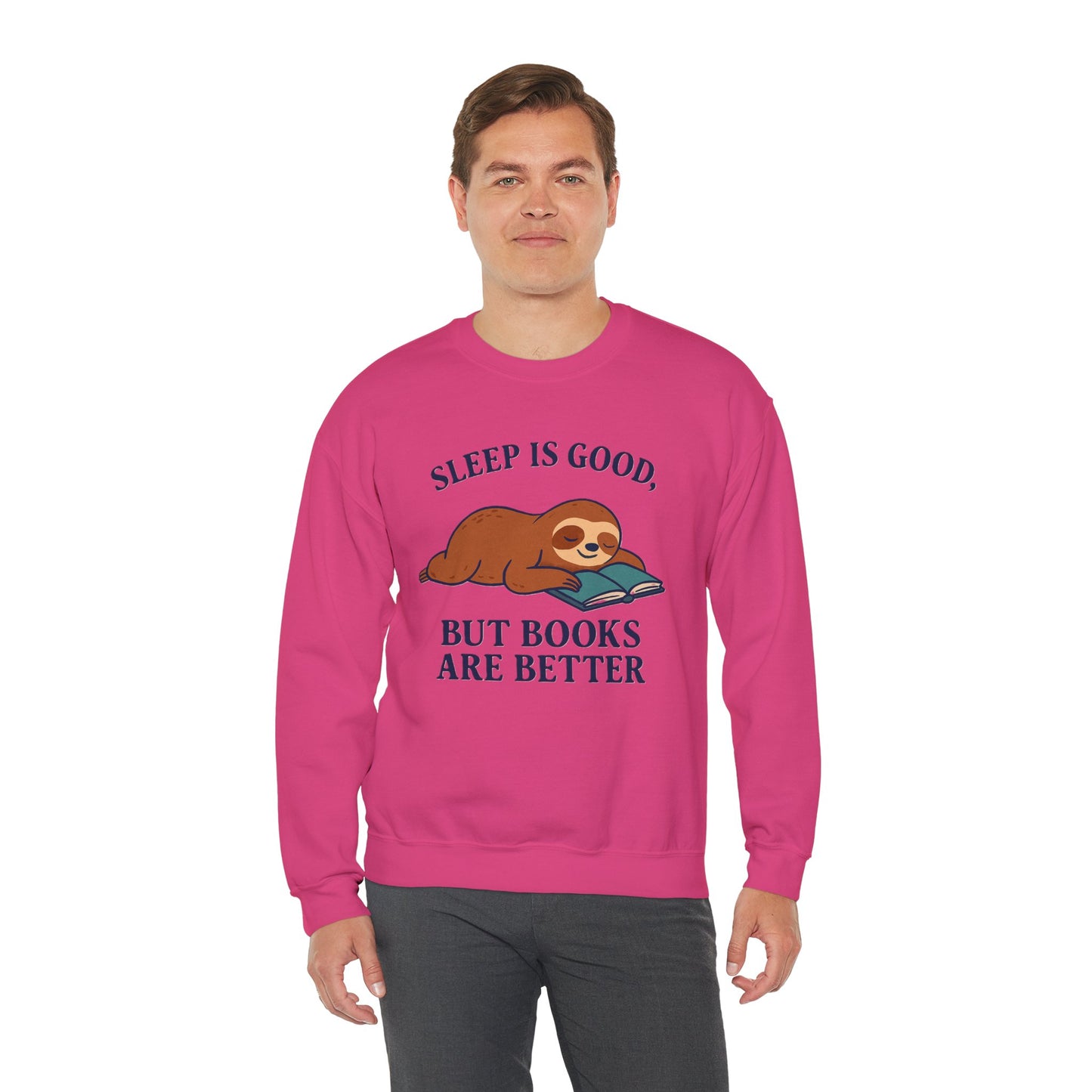 Cozy Book Lover Sweatshirt, Reading is Life, Bookworm Gift, Book Club Apparel, Literary Vibes Jumper