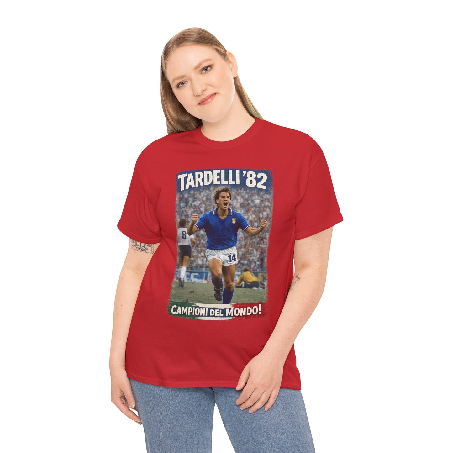 Spain 1982 World Cup Marco Tardelli Goal Celebration T-Shirt